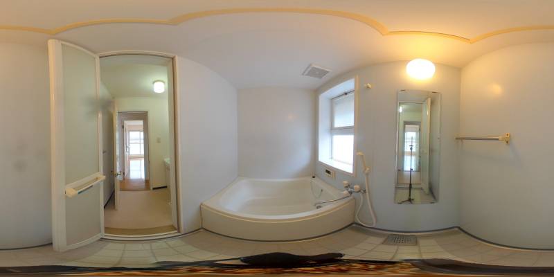 パノラマ画像バスルーム