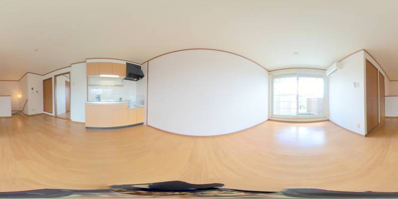 パノラマ画像リビング