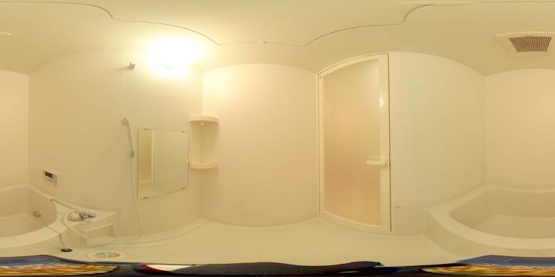 パノラマ画像バスルーム