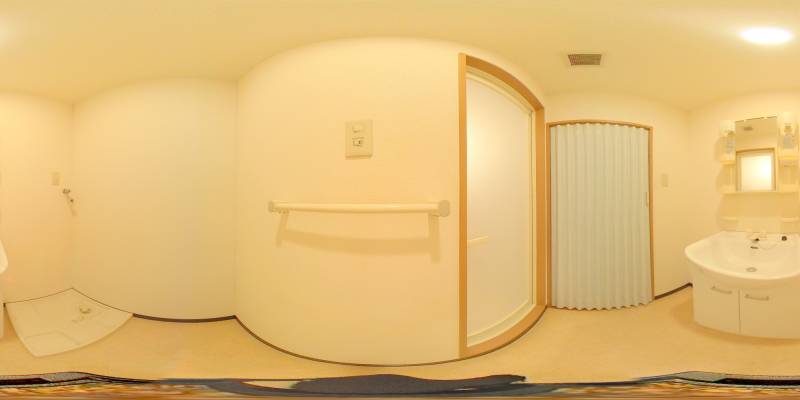 パノラマ画像洗面所