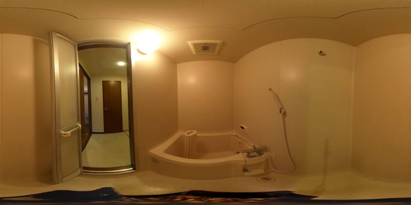 パノラマ画像バスルーム