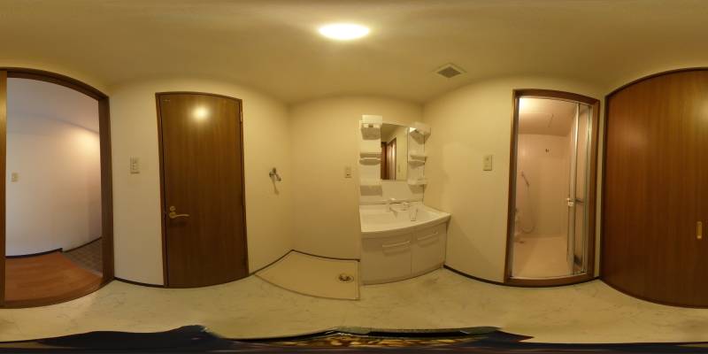 パノラマ画像洗面所