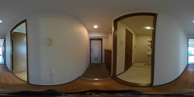 パノラマ画像玄関