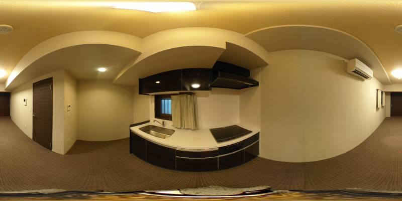 パノラマ画像キッチン