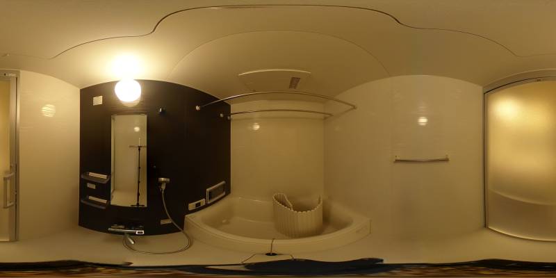 パノラマ画像バスルーム