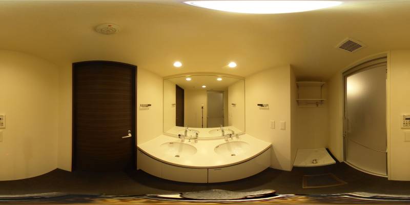 パノラマ画像洗面所