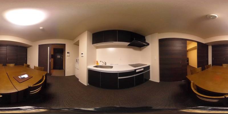 パノラマ画像キッチン