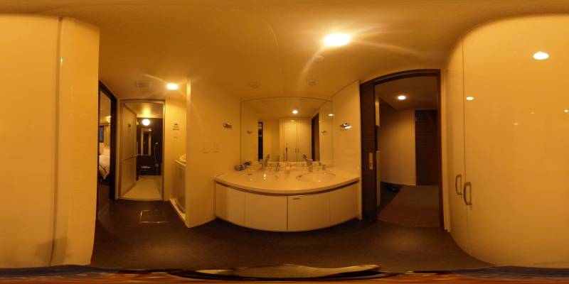 パノラマ画像洗面所