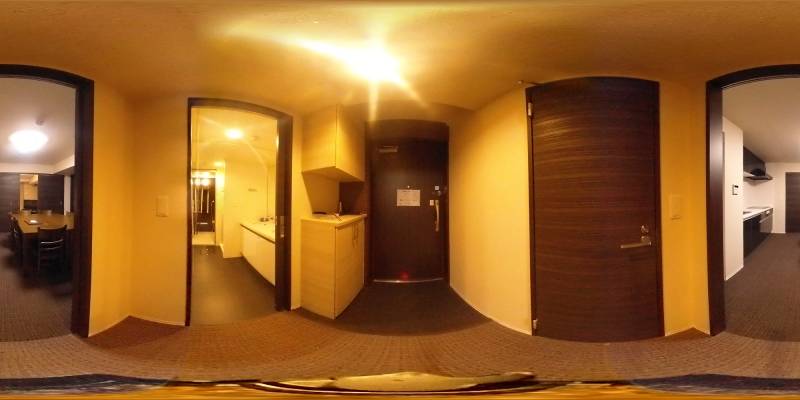 パノラマ画像玄関