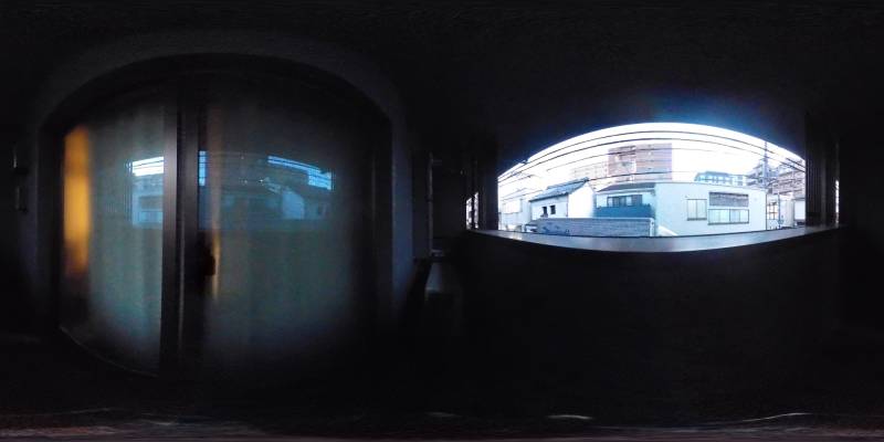 パノラマ画像バルコニー