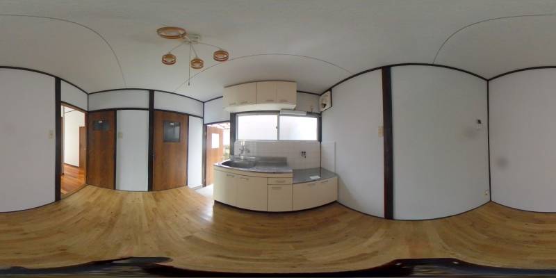 パノラマ画像キッチン