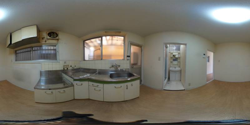 パノラマ画像キッチン