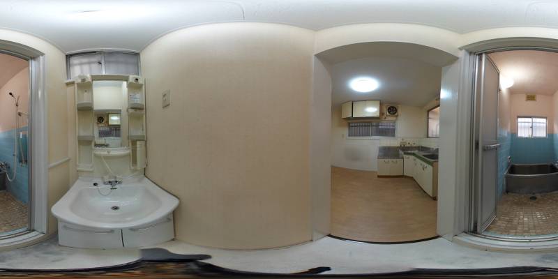 パノラマ画像洗面所