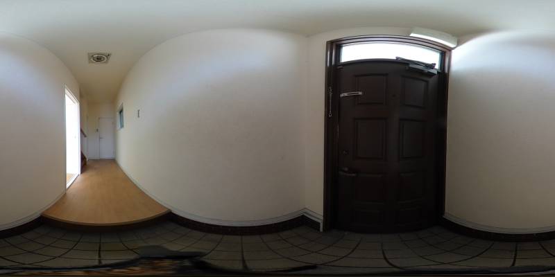 パノラマ画像玄関