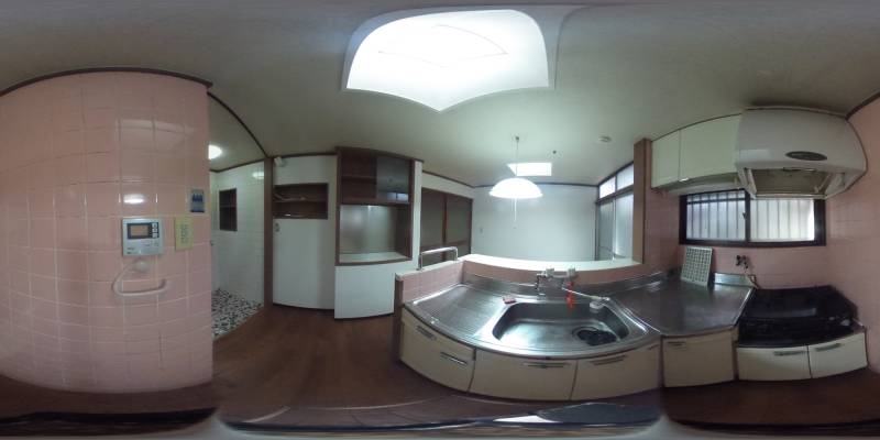 パノラマ画像キッチン