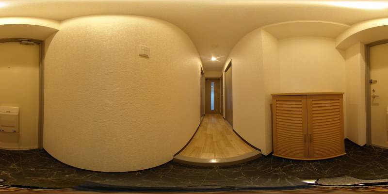 パノラマ画像玄関