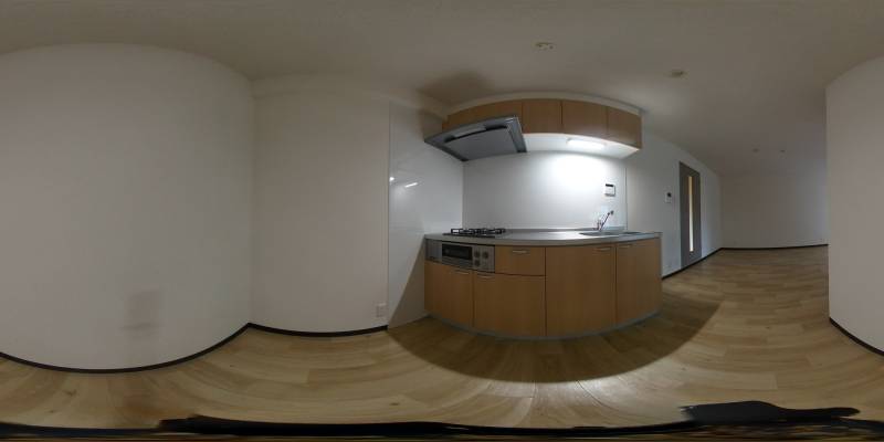 パノラマ画像キッチン