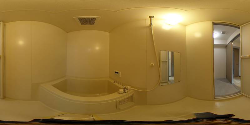 パノラマ画像バスルーム