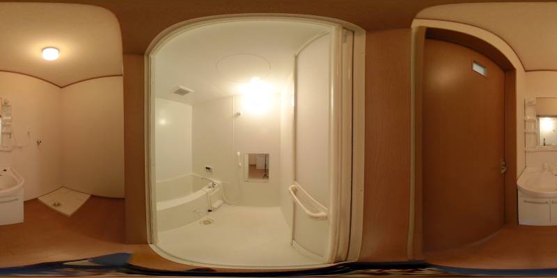 パノラマ画像バスルーム