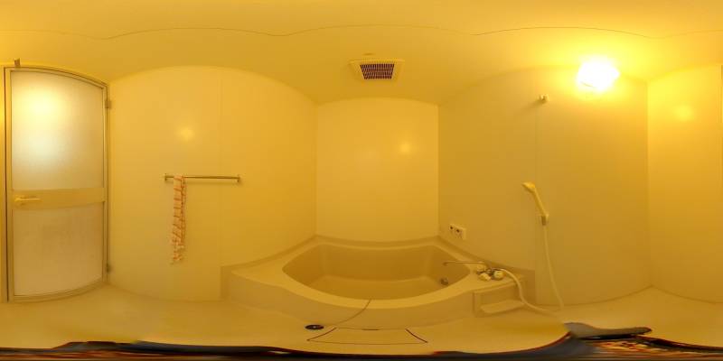 パノラマ画像バスルーム