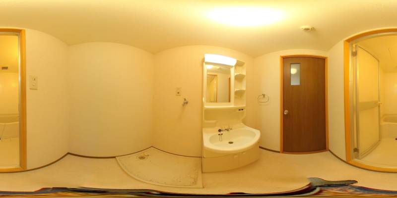 パノラマ画像洗面所