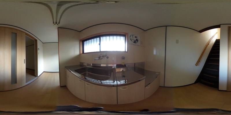 パノラマ画像キッチン