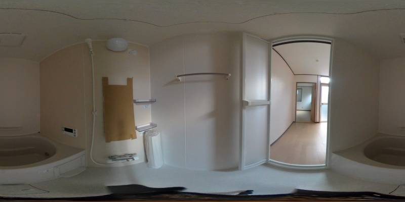 パノラマ画像バスルーム
