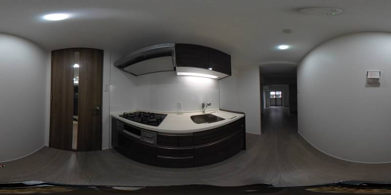 パノラマ画像キッチン