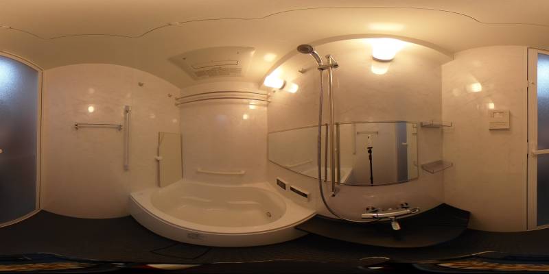 パノラマ画像バスルーム