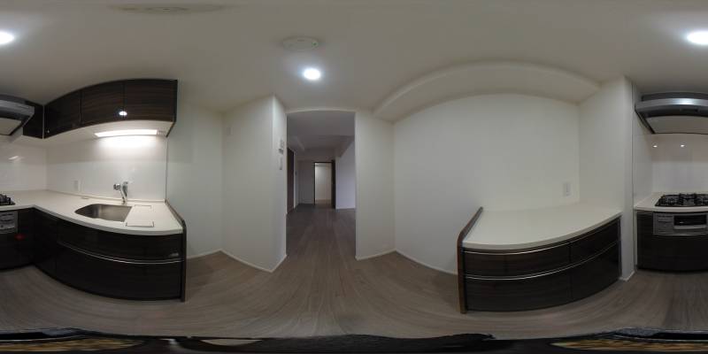 パノラマ画像キッチン