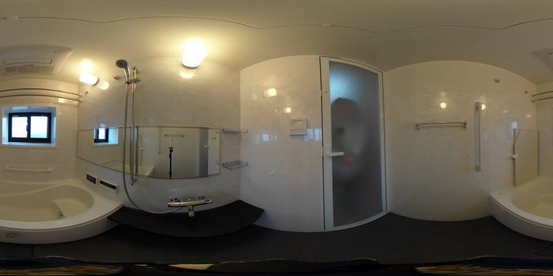 パノラマ画像バスルーム