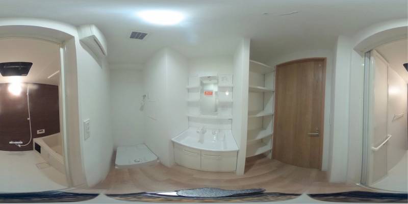 パノラマ画像洗面所