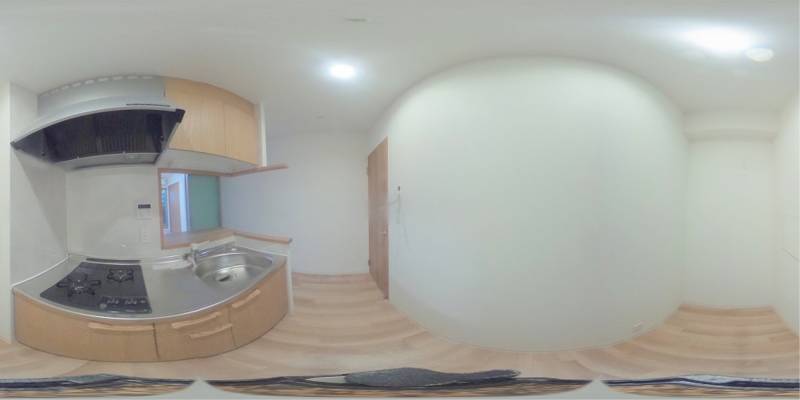 パノラマ画像キッチン