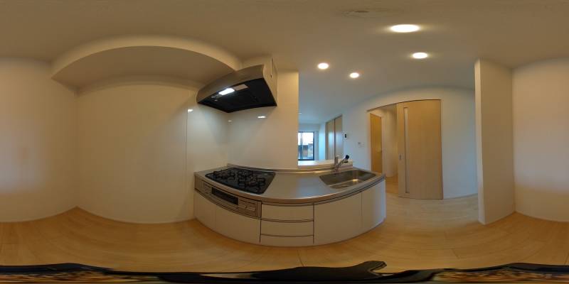 パノラマ画像キッチン