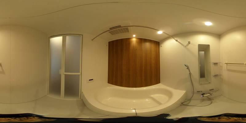 パノラマ画像バスルーム