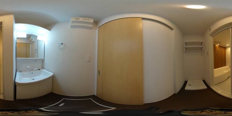 パノラマ画像洗面所