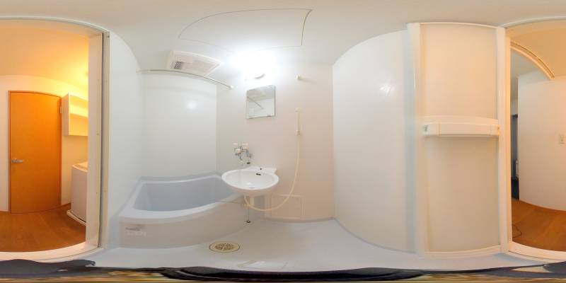 パノラマ画像バスルーム