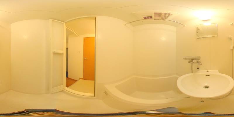 パノラマ画像バスルーム