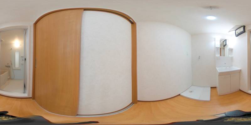 パノラマ画像洗面所