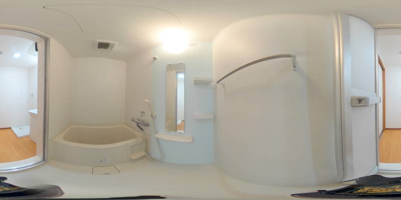 パノラマ画像バスルーム