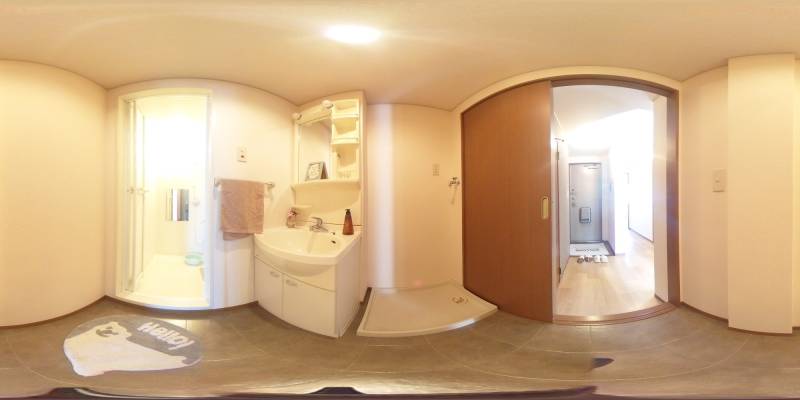 パノラマ画像洗面所