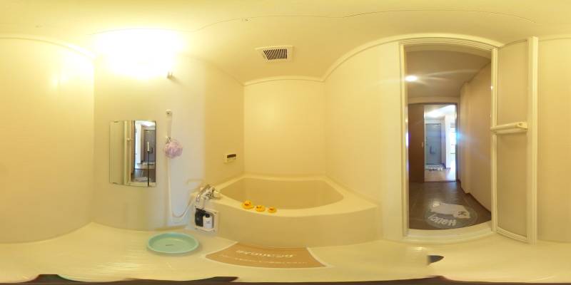 パノラマ画像バスルーム