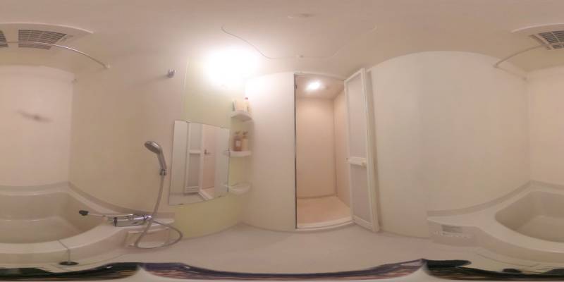 パノラマ画像バスルーム