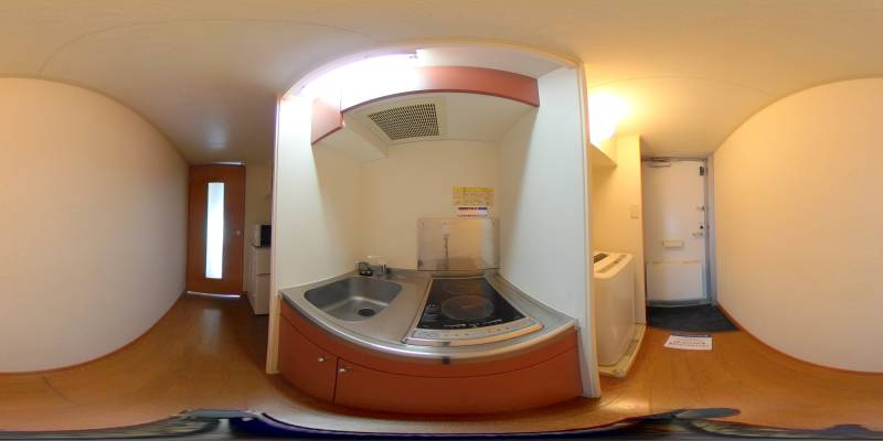 パノラマ画像キッチン