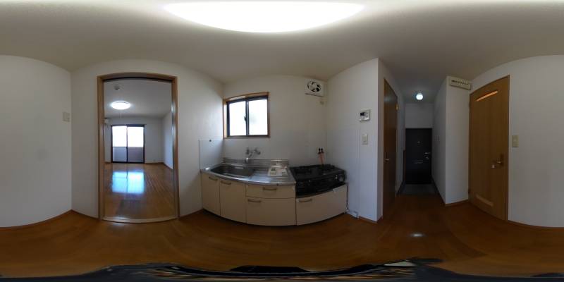 パノラマ画像キッチン