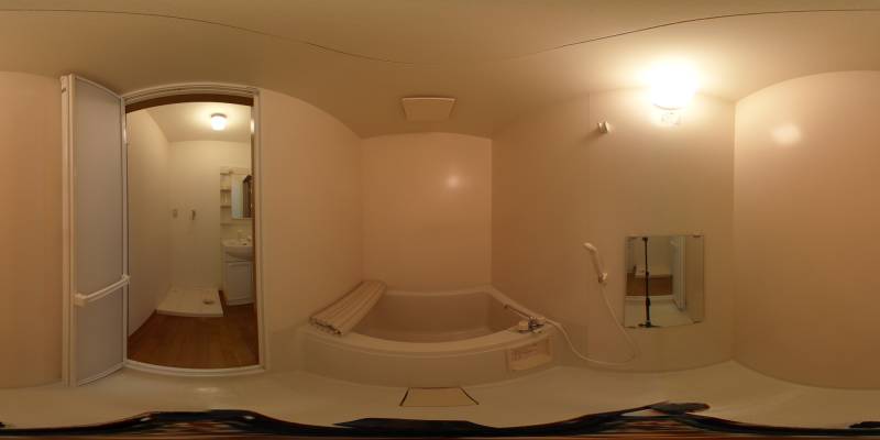 パノラマ画像バスルーム