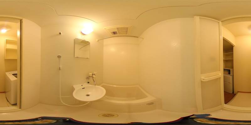 パノラマ画像洗面所