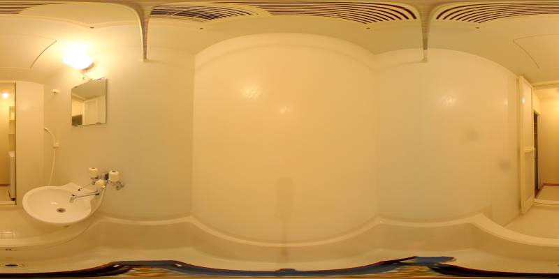 パノラマ画像バスルーム