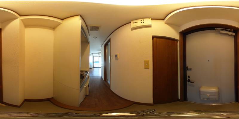 パノラマ画像玄関