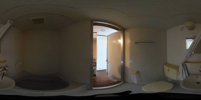 パノラマ画像バスルーム